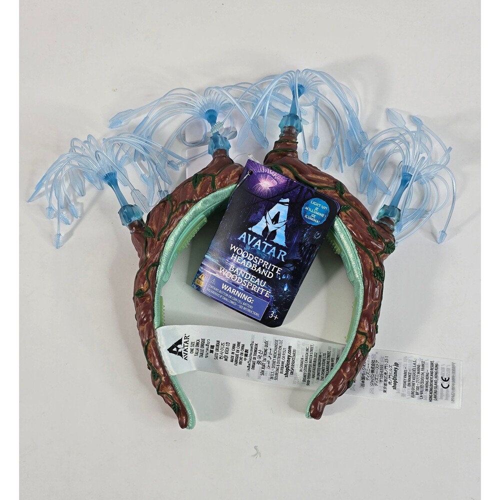 Disney Parks Pandora The World of Avatar Light-Up Woodsprite Ears Headband NWT